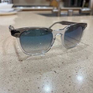 Ray-Ban wayfare Transparent Frame with Blue Gradient Lenses